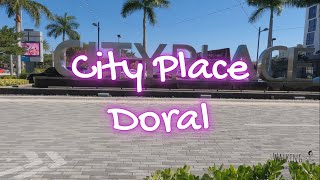 Doral city. City Place Doral. Miami. Florida. Walking Tour  (4K 60fps)