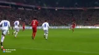 Xabi Alonso Amazing Goal Bayern Munich vs Darmstadt 1 0 2015