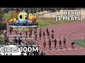 2022 TF - CIF-ss Prelims (D3) - 100 Meter Dash (Girls, 4 Heats)