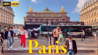 Paris walking tour 4K | walking around Avenue de l’opera paris 2021 | Paris 4K | A walk in Paris