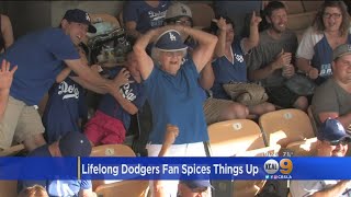 Rally Granny Lifted More Than Just Her Shirt At First-Even Dodgers Game