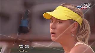 Maria Sharapova vs Agnieszka Radwanska 2011 RG Highlights