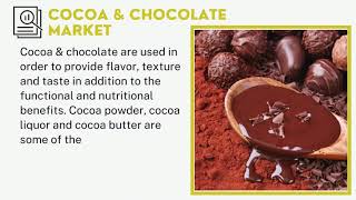 Cocoa & Chocolate Market 2022 | Industry Data Analytics | IDA
