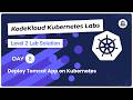 Deploy Tomcat App on Kubernetes