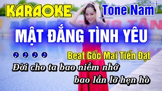 Mật Đắng Tình Yêu Karaoke Tone Nam Nhạc Sống Beat Gốc Mai Tiến Đạt Minh Đức Karaoke