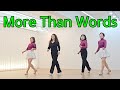 More Than Words Line Dance/Improver/Oldpopsong/올드팝송/miheeJi linedance