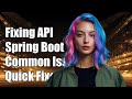 Fixing Spring Boot Swagger API Issues: Common Problems & Solutions