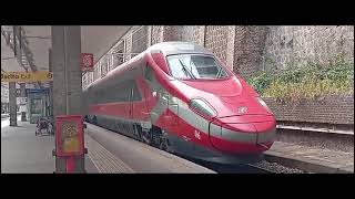 ETR 600 Frecciarossa in partenza a Genova Piazza Principe