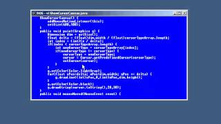 Lesson5 Selecting a Mouse Cursor | Java Graphics Tutorial