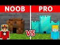 MINECRAFT NOOB vs PRO: SICHERSTES KLEINSTES HAUS BAU CHALLENGE  ⛏