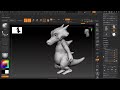 cubone scales process zbrush