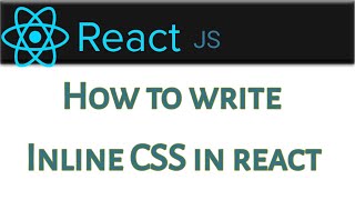 how to write inline css in react | inline styling in react | inline css react