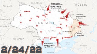 Russia-Ukraine WAR LIVE MAP || Why isn't NATO doing anything?
