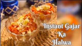 Instant Gajar ka Halwa | Delicious Carrot Halwa in minutes |Pressure cooker Gajar ka Halwa