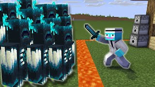 【マイクラ】1000体のウォーデン vs 最強セキュリティハウス ？！😱【まいくら・マインクラフト】