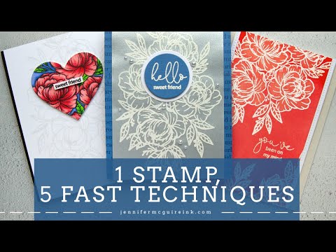 1 Stamp 5 Fast Techniques Youtube