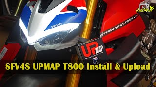 2020 Ducati Streetfighter V4 S | UpMap T800 Install and MTorque Map Upload