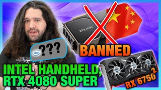 HW News - Intel-Based Gaming Handheld, RTX 4090 Can't Be Sold to China, New AMD RX 6750 GRE