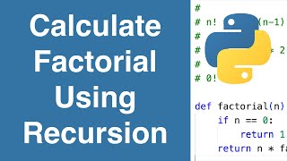 Find Factorial Of A Number Using Recursion | Python Example