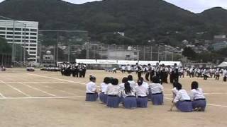 佐世保北高　2010　体育祭　青ブロック　北辰フェスタ