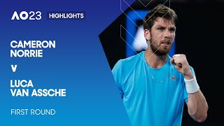 Cameron Norrie v Luca Van Assche Highlights | Australian Open 2023 First Round
