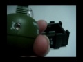 lightake realistic grenade butane lighter with sound in military case