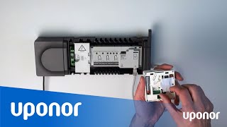 Uponor Smatrix Wave termostaadi Public T-163 ja Base Public T-143 registreerimine