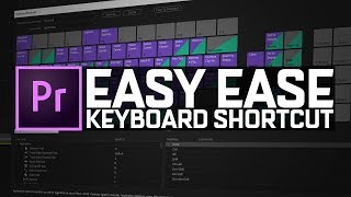 Easy Ease Keyboard SHORTCUT | Premiere Pro