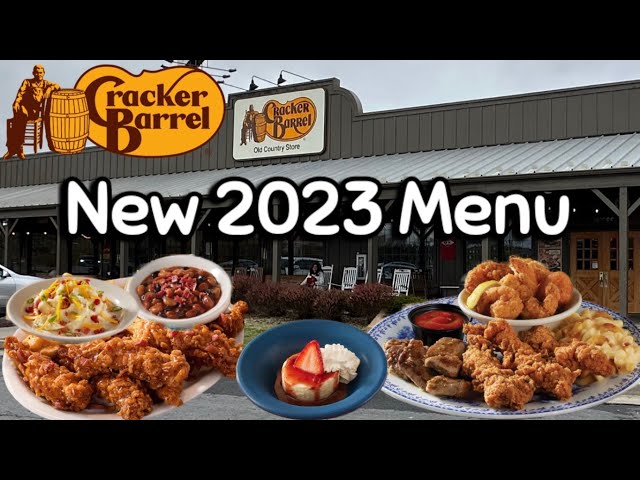 Cracker Barrel 2023 New Menu Items