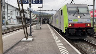 Bahnverkehr in Aarburg-Oftringen (17.10.2024)