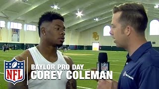 Corey Coleman: I'm the Best Wide Receiver in the Draft | Baylor Pro Day Interview | NFL