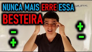 Regra dos Sinais - Por que MENOS com MENOS dá MAIS? - Nunca mais erre essa besteira