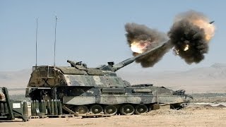 Ultra Powerful German Panzerhaubitze 2000 Self-Propelled Artillery in Action: PzH 2000 Live Fire