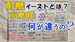 【理屈でわかる耐糖(高糖用)イースト】『砂糖に耐性があるってどういうこと？』なぜ使い分けるのか。