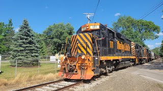 Wheeling \u0026 Lake Erie 111 on the Carrollton Branch in Waco, OH 6 28 21