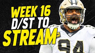 5 MUST ADD Defenses to Dominate Week 16 | 2025 Fantasy Football