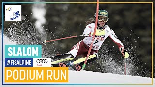 Katharina Liensberger | 2nd place | Are | Women's Slalom | FIS Alpine