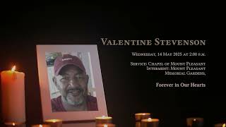 In Loving Memory of Valentine Stevenson - Obituary