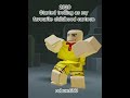 My Roblox Avatar Evolution..🤑😁 #roblox #shorts #trending