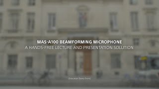 Sony | MAS-A100 Beamforming Microphone Interview Video