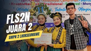 JUARA 2 Tari Kreasi FLS2N tingkat SMP Kota Lhokseumawe