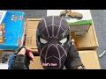 Black VS Red Spider-man Toys Collection Unboxing Review-Cloak，Robots，Mask，gloves，pistol，Laser sword