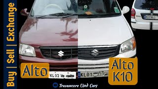 Quality Maruti Alto K10 VXi \u0026 Alto LX For Sale | Used Cars Kerala |Negotiable| Travancore Used Cars