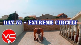 DAY 57 - 25 MIN FAT BURNER WORKOUT - EXTREME CIRCUIT