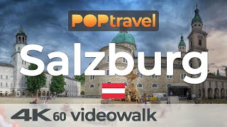 Walking in SALZBURG / Austria 🇦🇹- 4K 60fps (UHD)