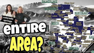 2025 Neighborhoods of Colorado Springs Explained - the only FULL Map tour you will need on your move