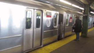 R62A (7) #1921-1925+1907+2081-2085 at Queensboro Plaza #1