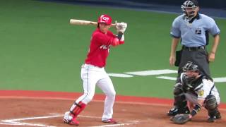 H30.08.16　広島×阪神　7回表　西川：二ゴロ　京セラドーム