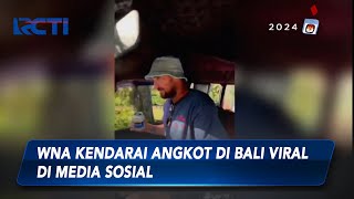 WNA Kendarai Angkot di Bali Viral di Media Sosial