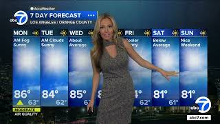 SoCal forecast: Temps staying warm, with sunny skies on Monday